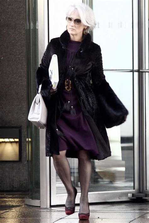 devil wears prada andy's chanel boots|miranda priestly full body pic.